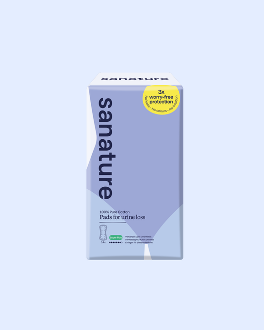 Incontinence Pads Super Plus — 100% Pure Cotton