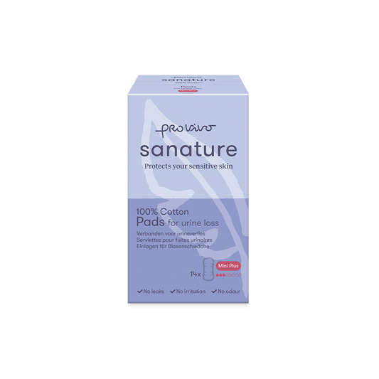 Sanature 100% Cotton Incontinence Pads Mini Plus