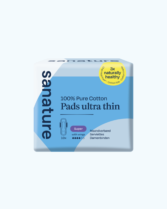 Maandverband Super Met Vleugels – 100% Puur Katoen